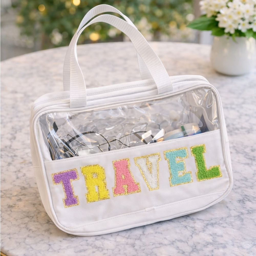 White Travel Tote Bag